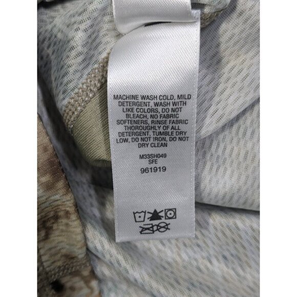 Cabelas Zip Pullover 2XL Zonz Western Camo Hunting Long Sleeve Shirt Mock - Picture 5 of 9